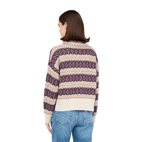 Liu Jo Pullover Dolcevita jacquard XS  - Francavilla Moda